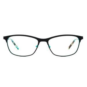 NW 77TH FLOWER CITY BLONDE BLACK TURQUISE TAN FRAMES EYEGLASSE 55-17-140
